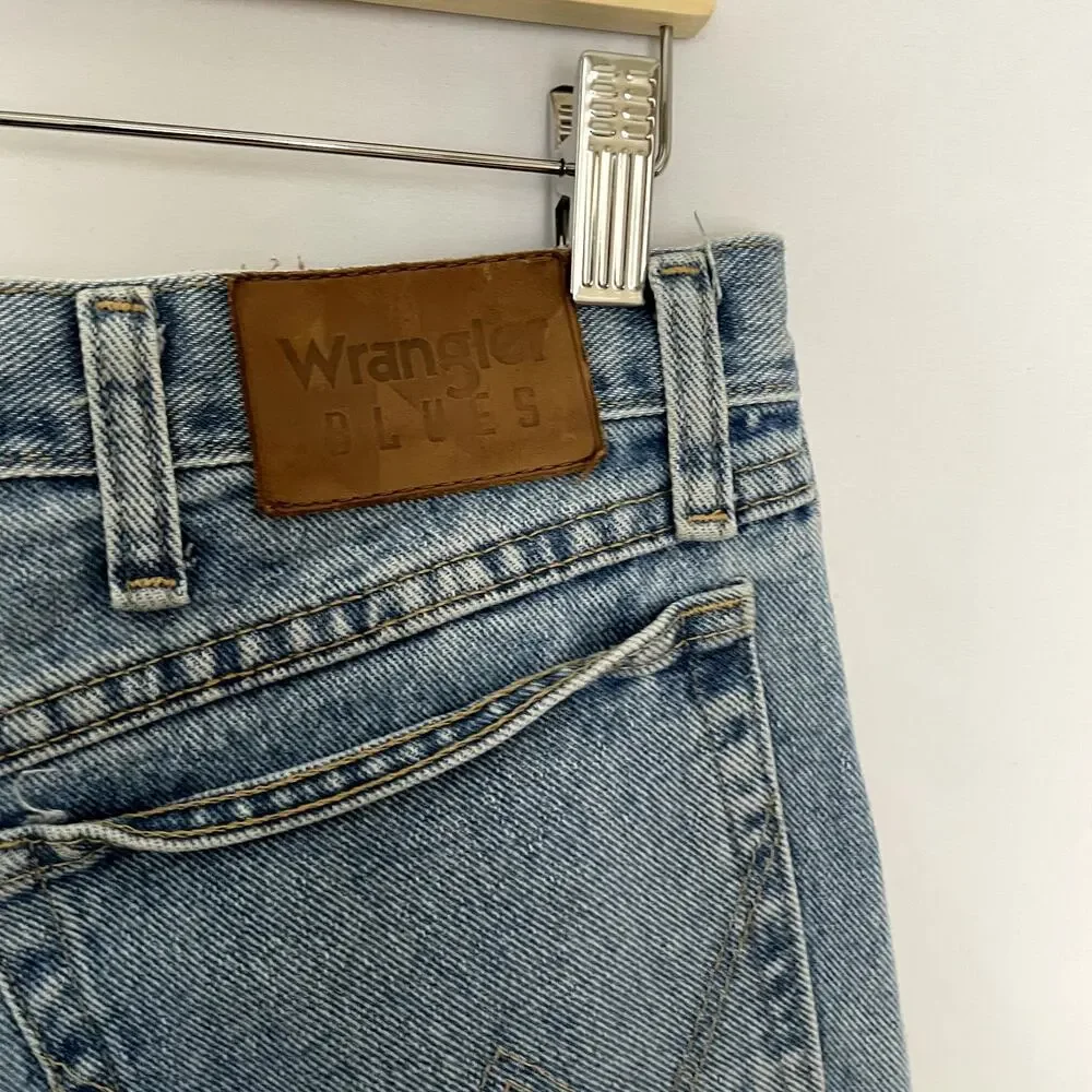 Wrangler blues 36 X 34 cotton blue jeans casual classic denim work pants